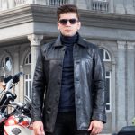 Gabardina de cuero negra para hombre, chaqueta de cuero auténtico, chaqueta larga para hombre Etsy España