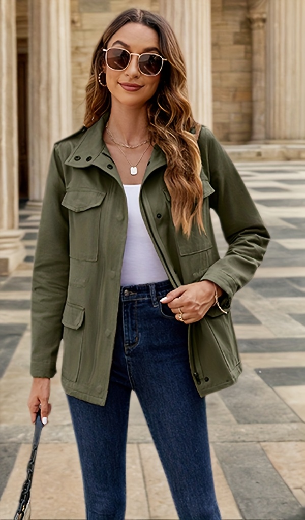 chaqueta-militar-mujer-476yvn-1.jpg Ropa Comprar Chaqueta Militar Mujer Military Jacket Donde Comprar Chaqueta Militar Mujer Chaqueta - Imagen 1