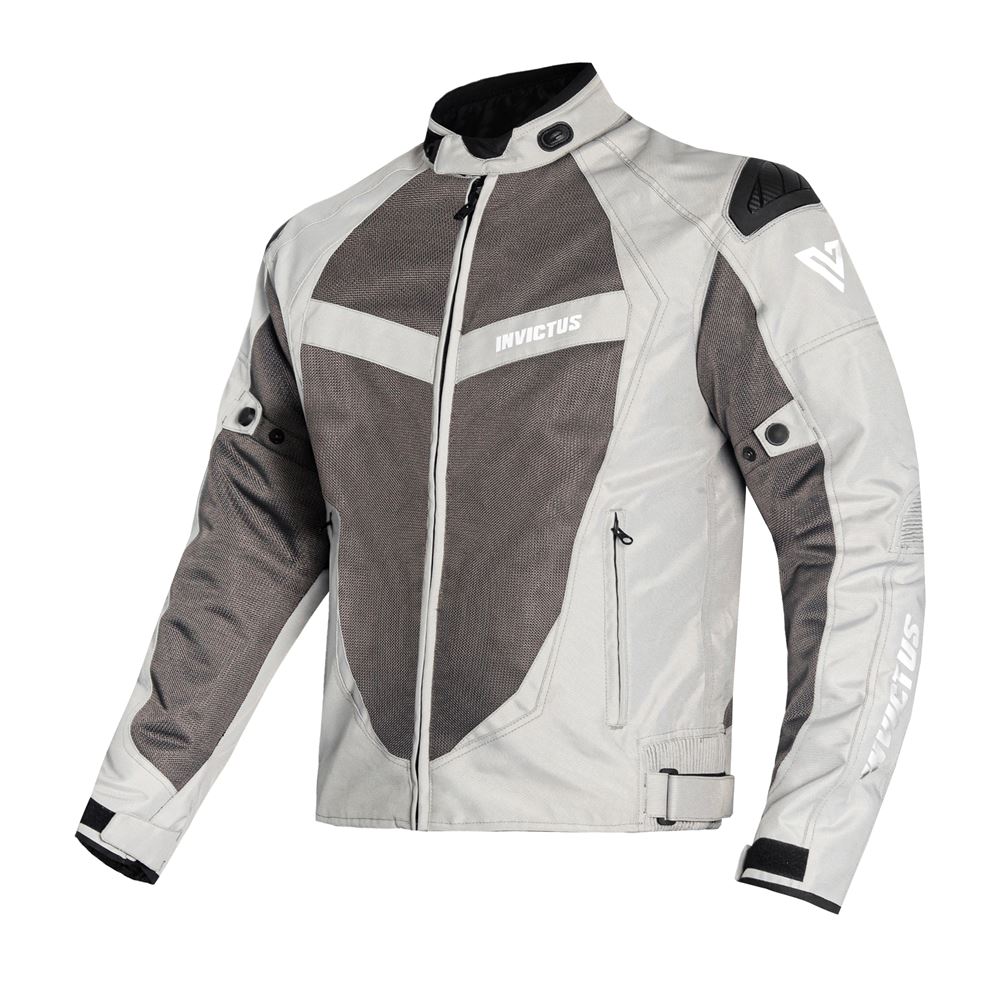 chaqueta-moto-verano-hombre-537krt-1.jpg CHAQUETA DE MOTO DE VERANO INVICTUS ICARO WHITE - Imagen 1