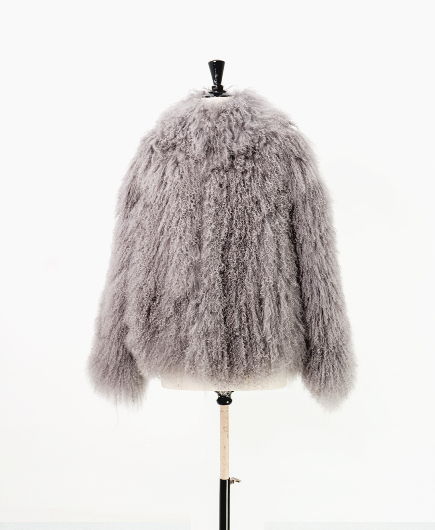 chaqueta-pelo-mujer-662tzg-1.jpg Abrigo de Pelo Gris - Imagen 1