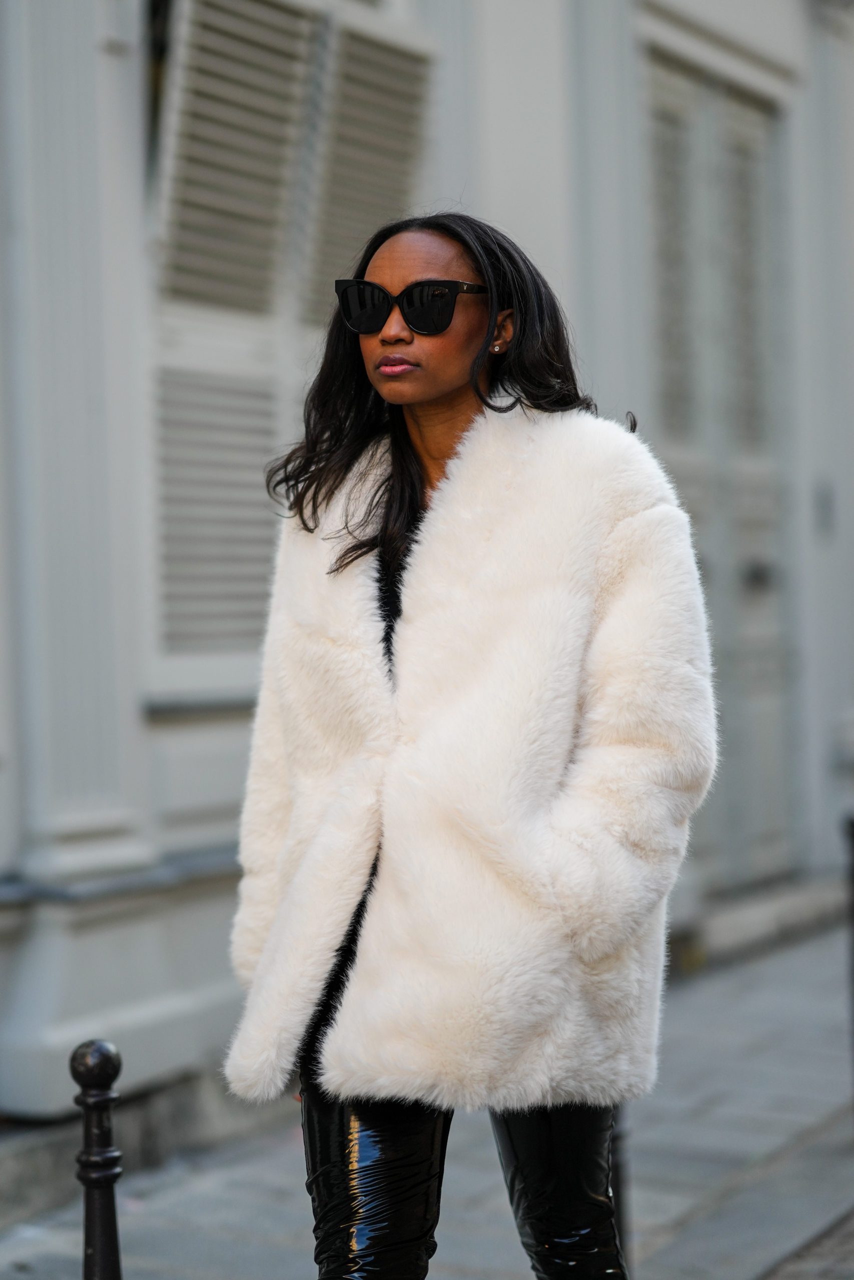 chaqueta-pelo-mujer-713azm-1.jpg Pelo Sintético Chaqueta Pelo Sintético Mujer Pelo Rojo Chaqueta De Pelo Sintetico Chaqueta Polipiel - Imagen 1