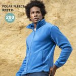 Chaqueta Polar Ecológica Plástico Reciclado rPET Diston 280 g/m²