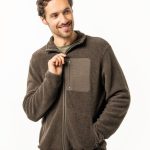 ≫ Chaqueta Polar para Hombre de Algodón Orgánico ✔️Ecológica