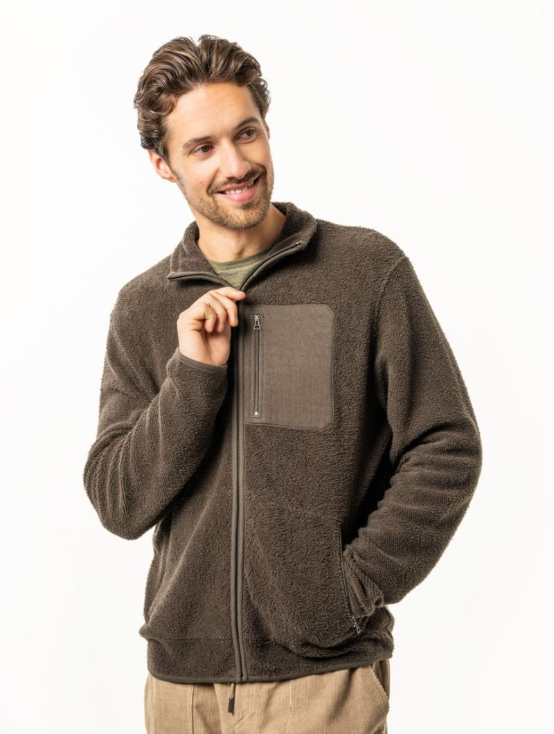 chaqueta-polar-hombre-348guo-1.jpg ≫ Chaqueta Polar para Hombre de Algodón Orgánico ✔️Ecológica - Imagen 1