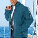 Chaqueta polar de 2 capas Marinepool para hombre | gasolina | Hombres: L | 376494 H L