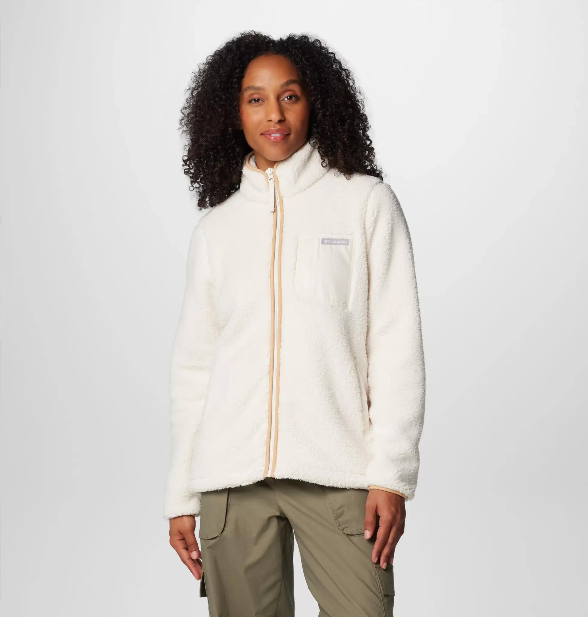 chaqueta-polar-mujer-290tsc-1.jpg Chaqueta polar Montaña Mujer COLUMBIA West Bend Full Zip W Chalk - Imagen 1