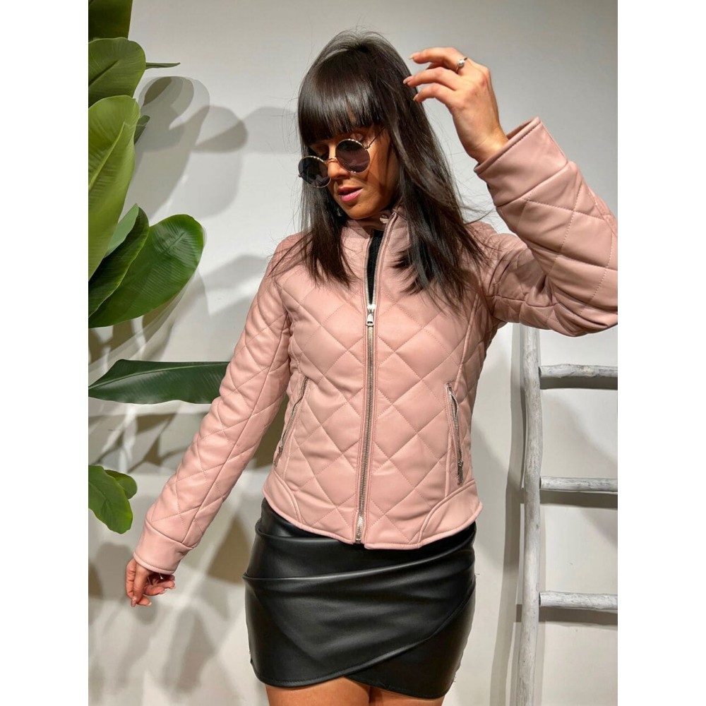 chaqueta-polipiel-mujer-390mne-1.jpg Chaqueta Acolchada Cazadora Polipiel Mujer Primark Cazadora Biker Chaquetas Polipiel Mujer Baratas Cazadoras De Mujer - Imagen 1