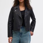 Chaqueta biker polipiel | Chaquetas de Mujer | SPF
