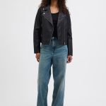 Chaqueta biker polipiel | Chaquetas de Mujer | SPF