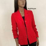Chaqueta de traje mujer ZARA blazer roja talla 38 M | eBay