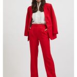 BLAZER MUJER VIKALINKA ROJO
