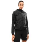 Chaqueta cortavientos running mujer Alia Siroko Negro XXS