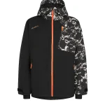 O'NEILL Chaqueta de snowboard para hombre FWC Cruz Block Hoodie Negro