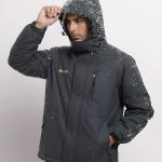 Mnking Chaqueta Nieve Esquí Hombre Impermeable Forro Polar con Capucha | Cazadora Montaña Snowboard Invierno Lana Cálida Antiviento Abrigos con Capucha Desmontable Exterior (Gris,S) : Amazon.es: Moda