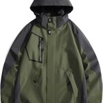 Generisch Chaqueta de snowboard para hombre, forro cálido, chaqueta de esquí, impermeable, chaqueta de invierno, transpirable, chaqueta funcional con capucha, chaqueta cortavientos, chaqueta de : Amazon.es: Moda