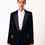 Blazer de terciopelo y satén | Americanas y Blazers de Mujer | Pedro del Hierro