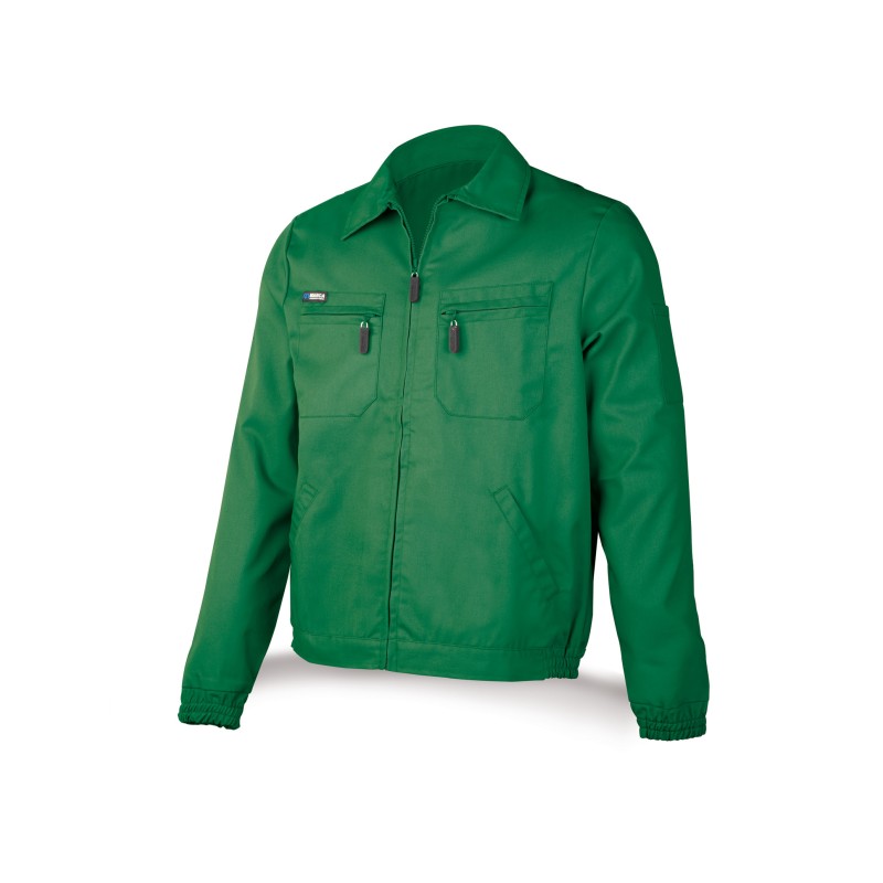 chaqueta-verde-744aqc-1.jpg Chaqueta verde poliéster/algodón de 245 g. - Imagen 1