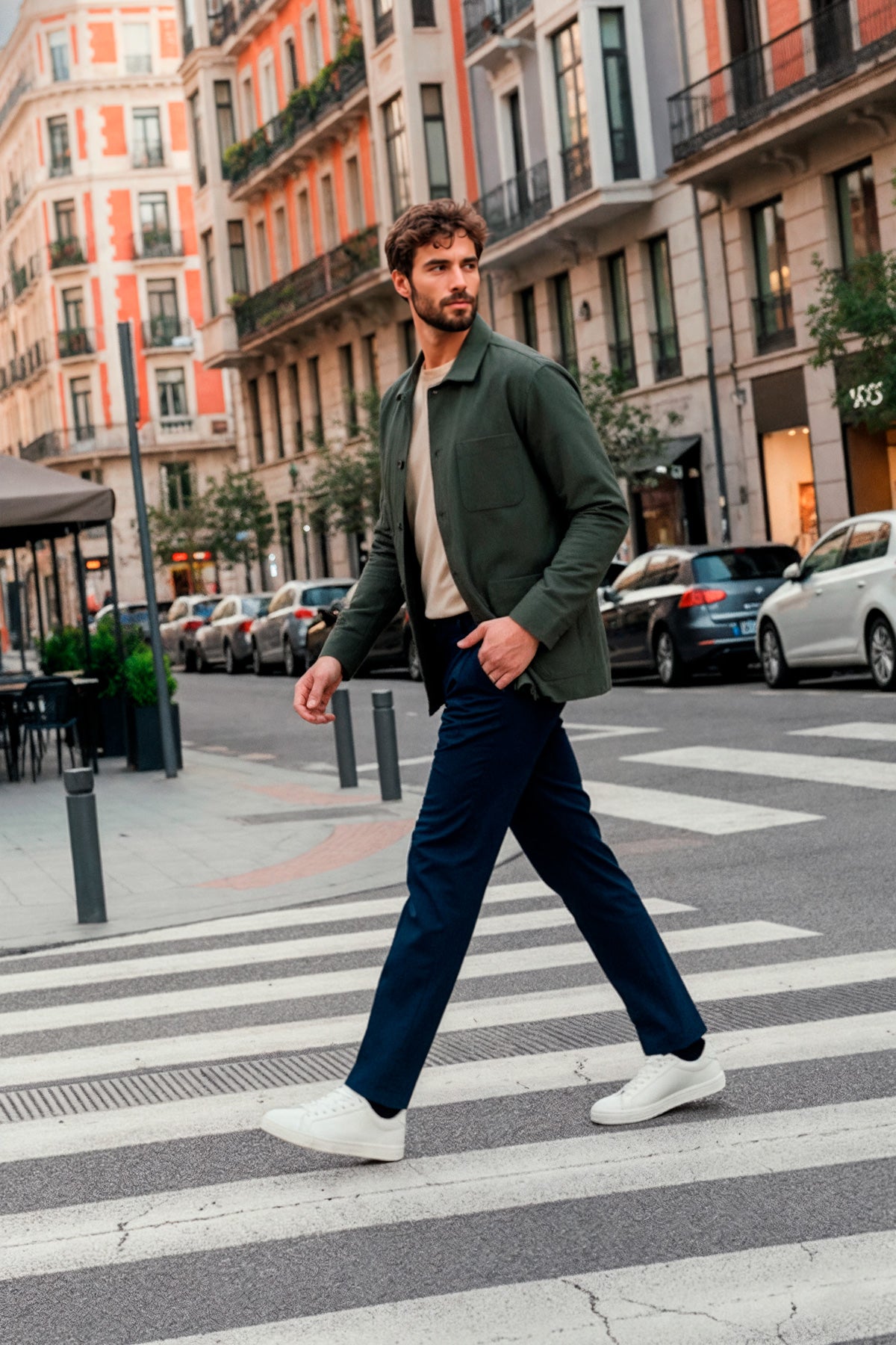 chaqueta-verde-hombre-818fof-1.jpg Chaqueta worker hombre verde Nova - Imagen 1