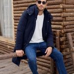 TOMEEK Chaqueta Hombre Invierno Abrigo Largo Hombre Cálido Acolchada con Capucha Cremallera Parka Casual Chaquetas Cazadora Viento Abrigos Coat ...