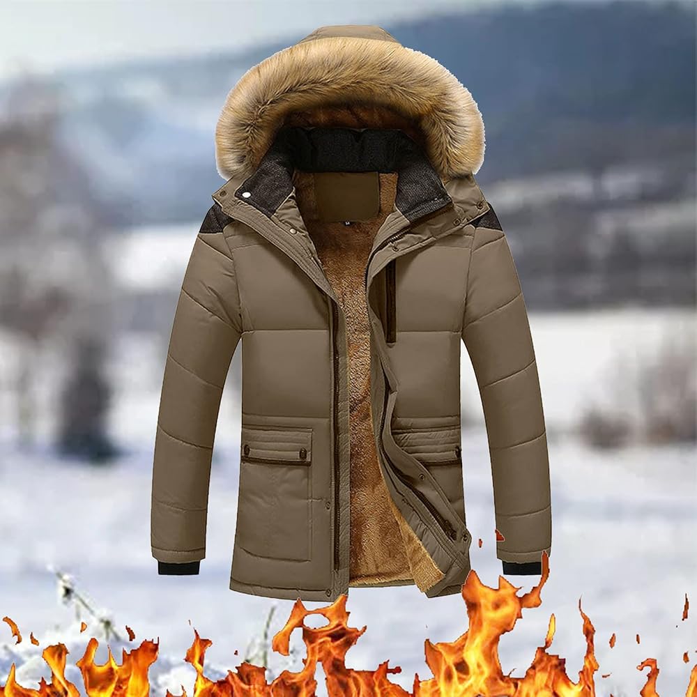 chaquetas-de-invierno-hombre-528efn-1.jpg Chaqueta de invierno para hombre, chaqueta de plumas para hombre, chaqueta con capucha para hombre, abrigo de invierno para hombre, chaqueta de ... - Imagen 1