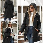 RITOSTA Chaqueta Mujer Invierno Parka Largo Abrigo Gruesa Plumifero Cálido Chaqueta Polar con Capucha Elegante Abrigos con Cremallera Prueba de Viento Chaquetas para Uso Diario y al Aire Libre: Amazon.es: Moda