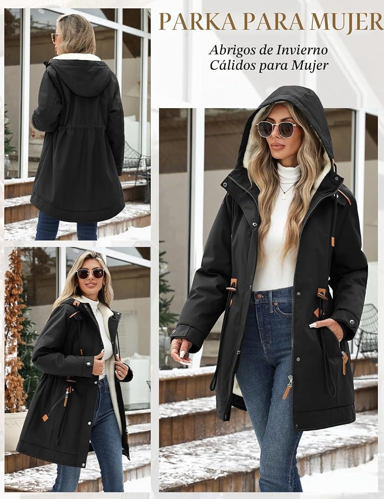 chaquetas-de-invierno-mujer-706asj-1.jpg RITOSTA Chaqueta Mujer Invierno Parka Largo Abrigo Gruesa Plumifero Cálido Chaqueta Polar con Capucha Elegante Abrigos con Cremallera Prueba de Viento Chaquetas para Uso Diario y al Aire Libre: Amazon.es: Moda - Imagen 1