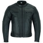 Texpeed Chaqueta de moto de cuero para hombre Chaqueta de moto Touring con protección de armadura auténtica Biker CE (EN 1621 1) Diseño con costuras ...