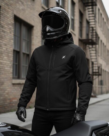 chaquetas-de-moto-372wua-1.jpg Chaqueta De Moto Casual Con Protecciones De Silicón Removibles Cómoda Y Segura Para El Día A Día Camisa Moto 5 Piezas Proteccion - Imagen 1