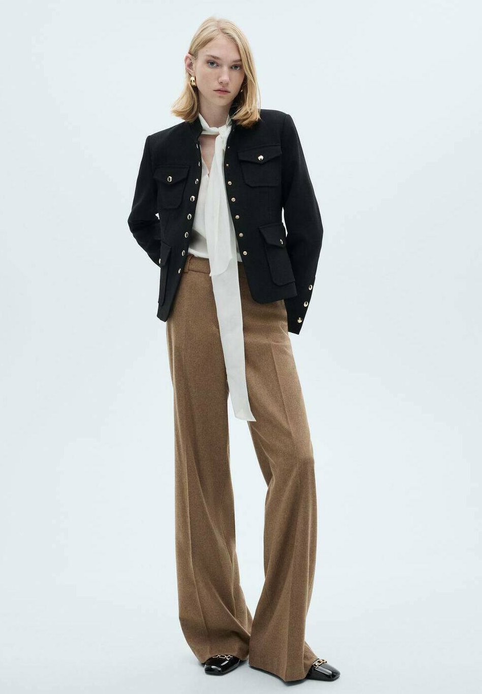 chaquetas-mujer-mango-069xad-1.jpg Mango Chaqueta fina black/negro Zalando.es - Imagen 1