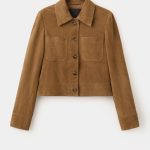 Chaqueta ante botones