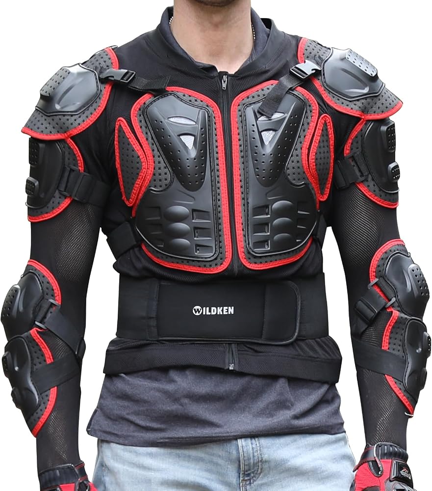 chaquetas-para-moto-338qjj-1.jpg WILDKEN Chaqueta de Protección para Motocross Motos Ropa Protectora Cuerpo | Armadura Motocross Completo Enduro Profesional de Motocicleta Deportiva ... - Imagen 1
