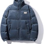 Chaquetones Hombre Invierno,Chaqueta Abrigada Para Hombre Moda Espesar Talla Grande Azul Suave Pana Cuello Alto Invierno Chaquetas Acolchadas Para Exteriores Parka Acolchadas Acolchadas Abrigos A Pr : Amazon.es: Moda