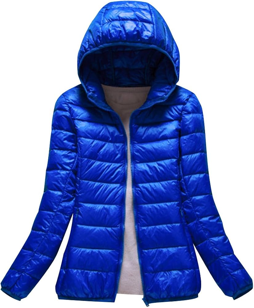 chaquetones-794phu-1.jpg ISSHE Abrigo Plumas con Capucha Mujer Abrigos Acolchado Plumiferos Ligeros Chaquetas Chaquetones Plumon Anorak Plumifero Corto Cazadoras Chaqueta ... - Imagen 1