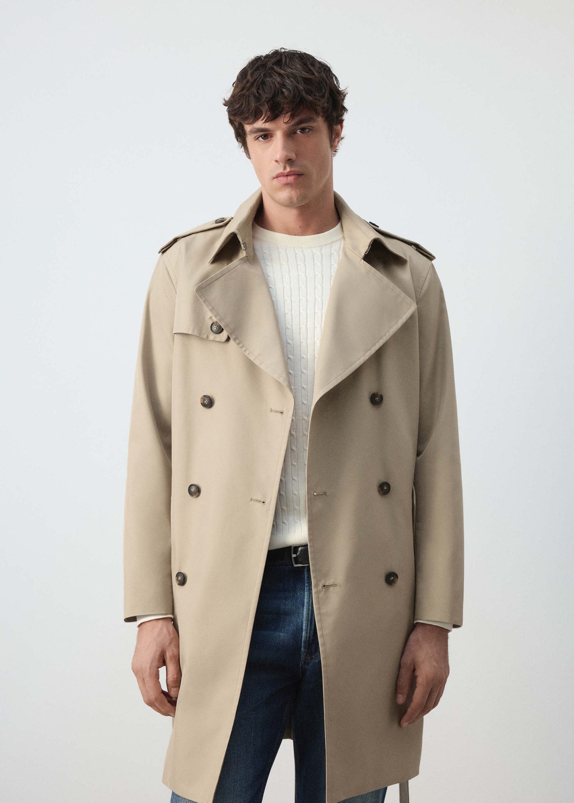 gabardina-mango-222jao-1.jpg Gabardinas de hombre 2026 | MANGO España (Península y Baleares) - Imagen 1