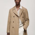 Gabardina corta algodón Hombre | MANGO OUTLET España (Península y Baleares)