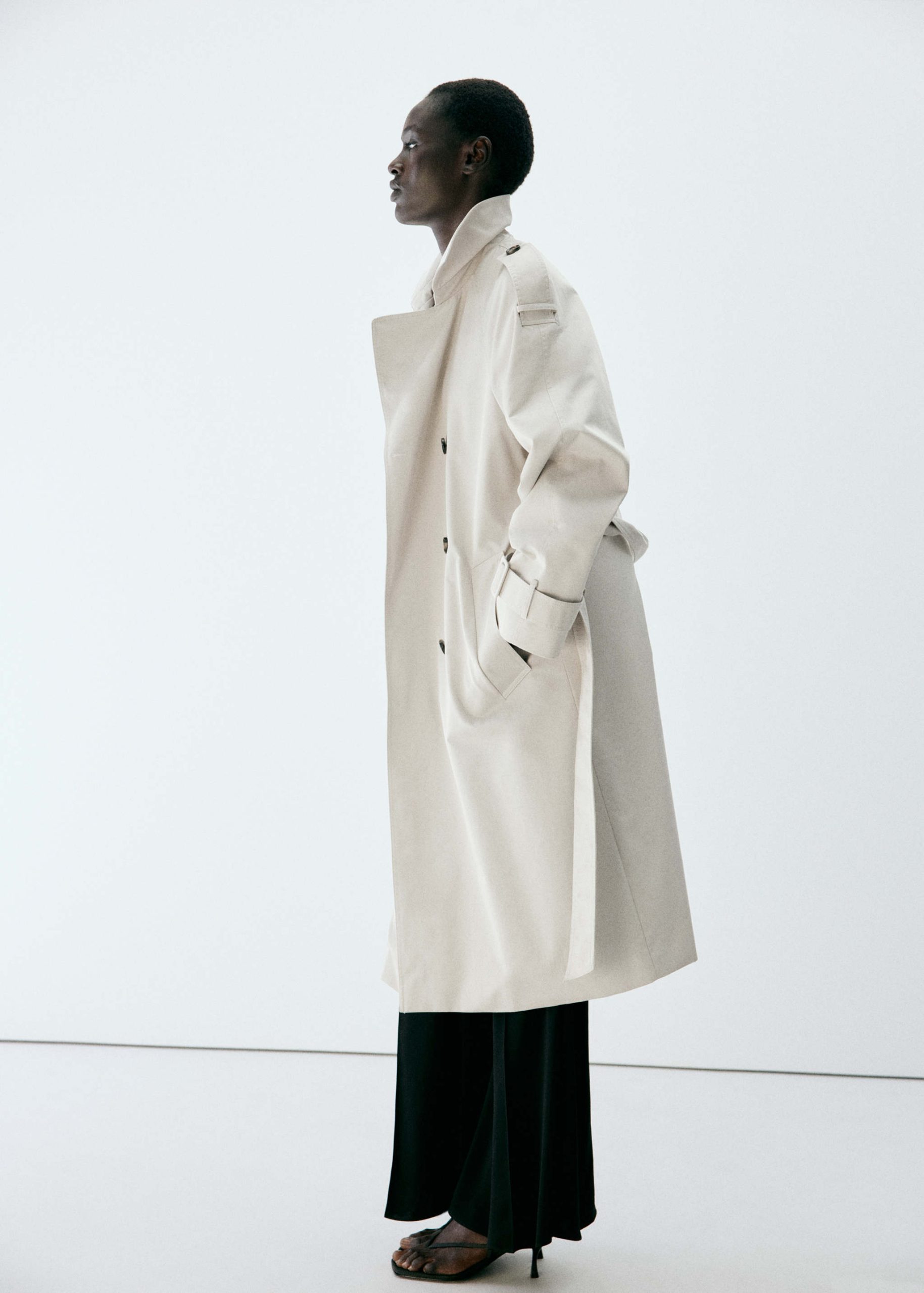 gabardina-mango-743cik-1.jpg Gabardinas trench de mujer 2026 | MANGO España (Península y Baleares) - Imagen 1