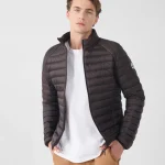 Chaqueta Jott Hombre Café Negro matt Sin capucha