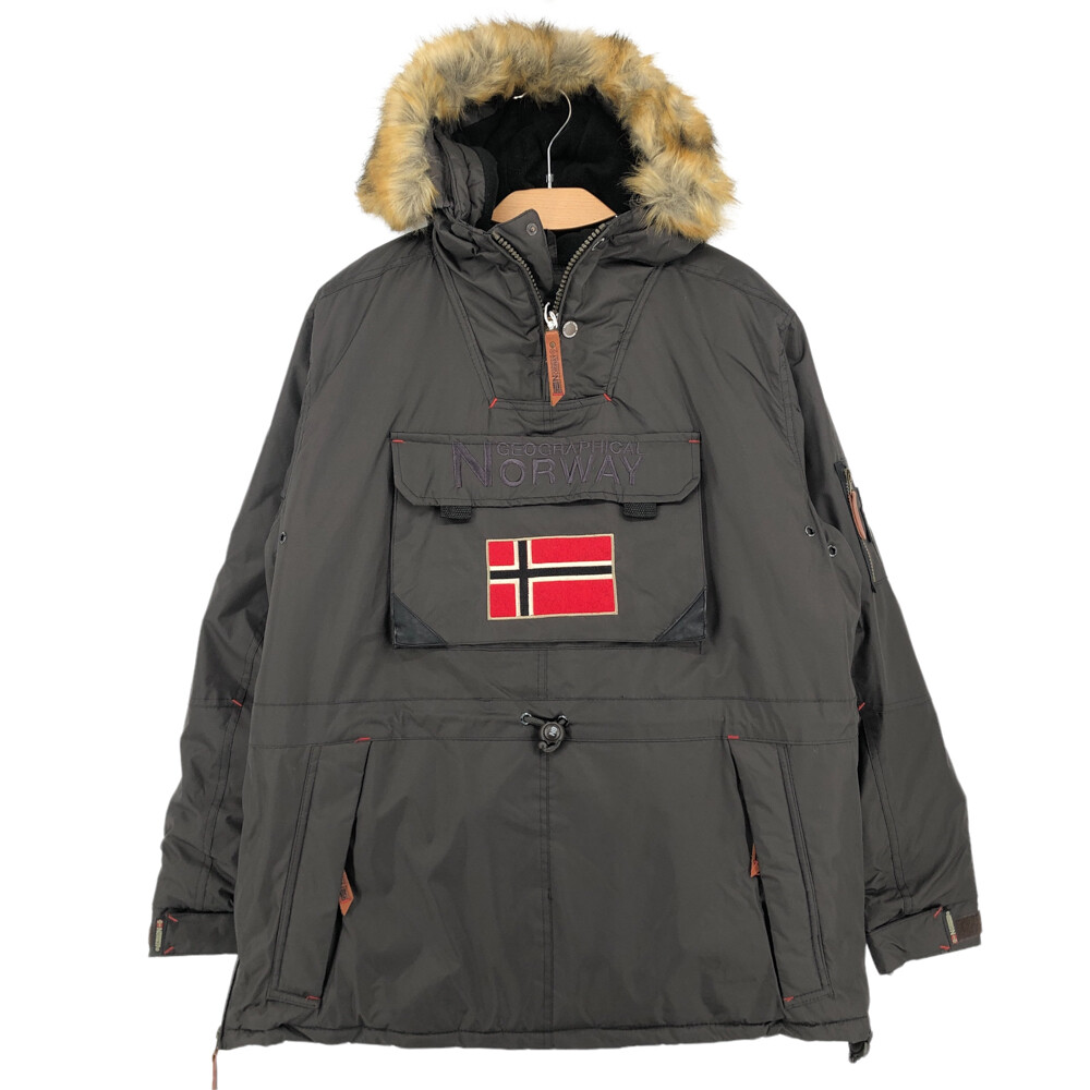 norway-chaqueta-376whn-1.jpg Geographical Norway Hombre Corporativo Marrón Anorak Chaqueta Parka Talla M | eBay - Imagen 1