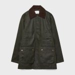 Parka encerada multi bolsillos