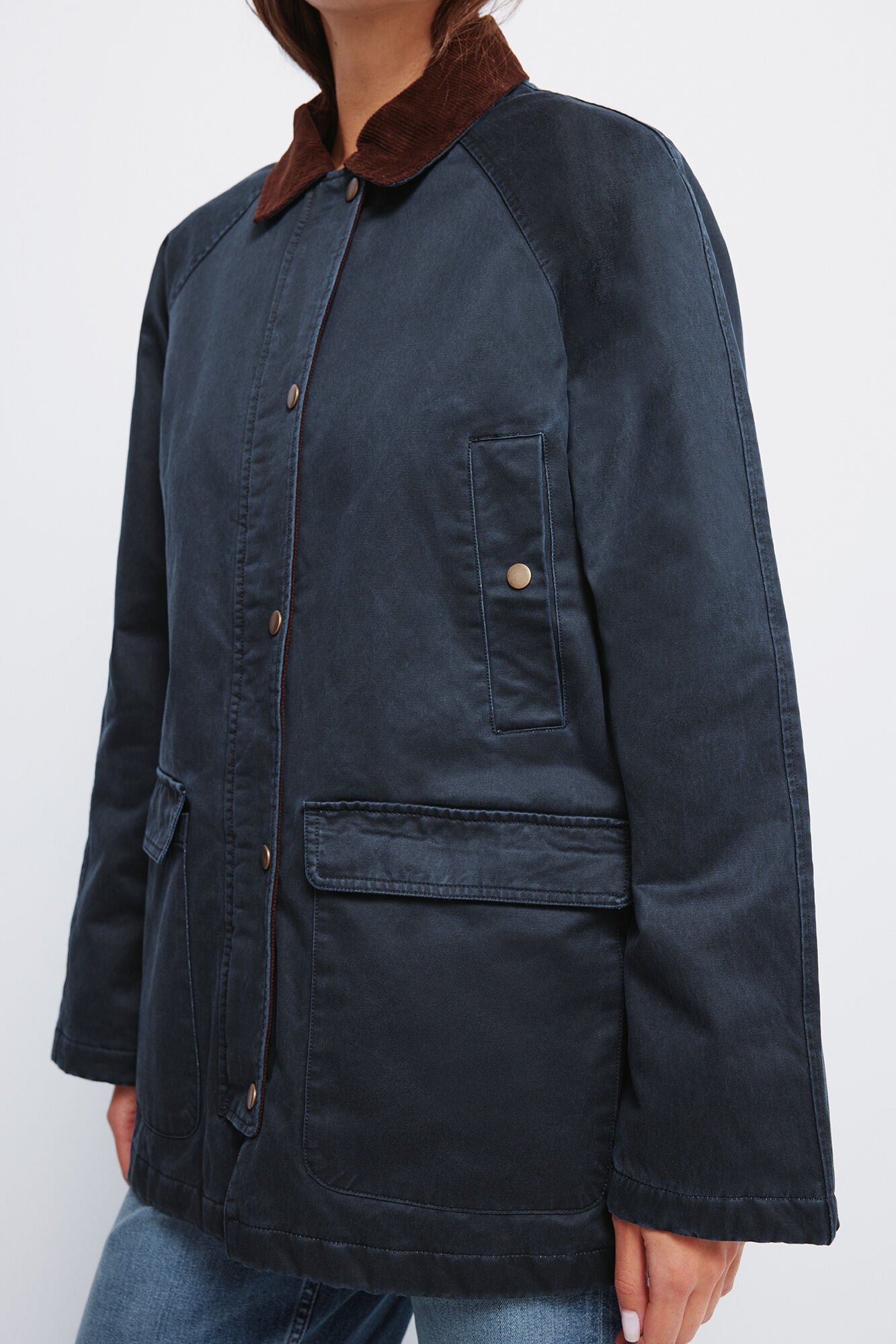 parka-encerada-mujer-779afp-1.jpg Parka encerada | Ofertas en parkas de mujer | Fifty Outlet - Imagen 1