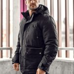 Chaqueta parka de invierno para hombre negro Bolf 22M323A